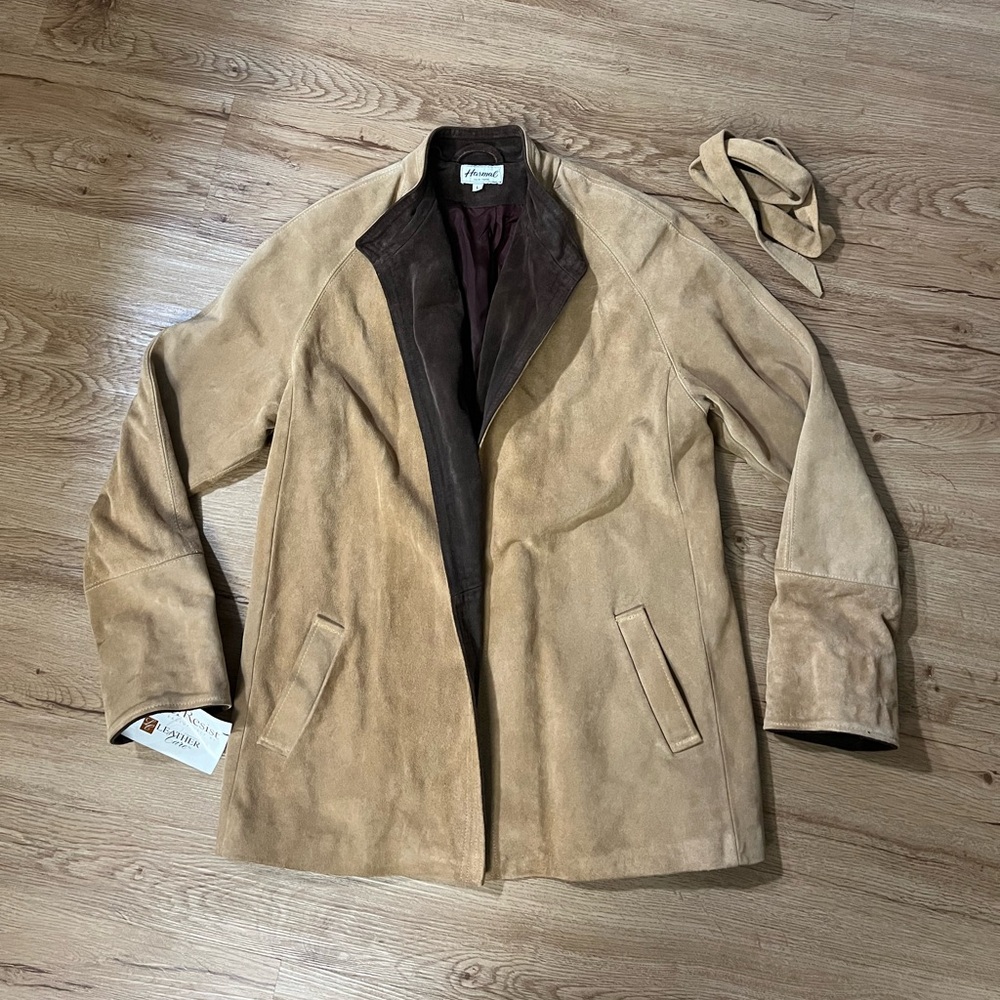 Vintage harmal New York suede jacket